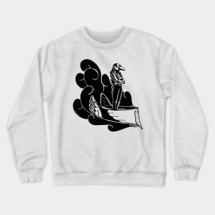 Crow on the Wing Crewneck Sweatshirt